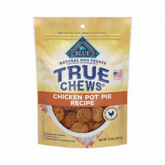 true chews chicken pot pie dog treats